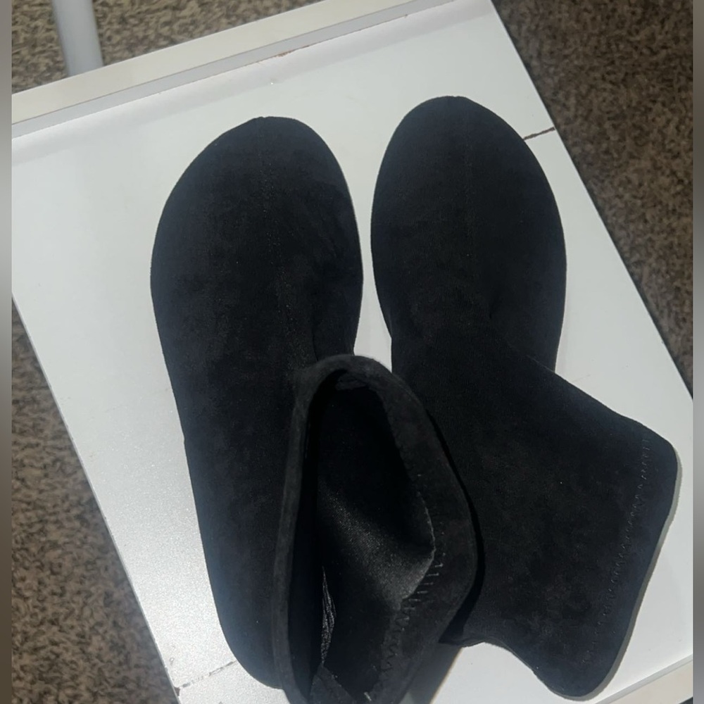 Black Suede Ankle Boots